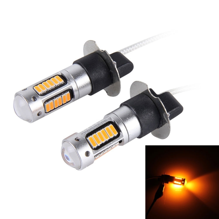 2 PCS H3 10W 30 SMD-4014 LEDs Car Fog Light, DC 12V