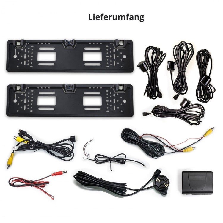 PZ600L-2 Europe Car License Plate Frame Front Rear View Camera ÎҵÄÉ̵ê