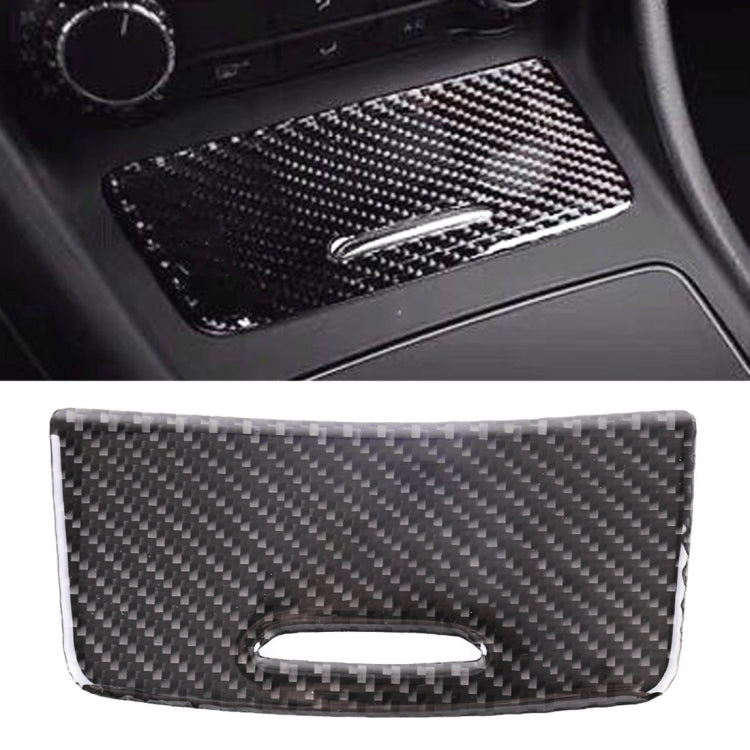 Car Carbon Fiber Ashtray Panel Decorative Sticker for Mercedes-Benz GLA 2015-2018 ÎҵÄÉ̵ê