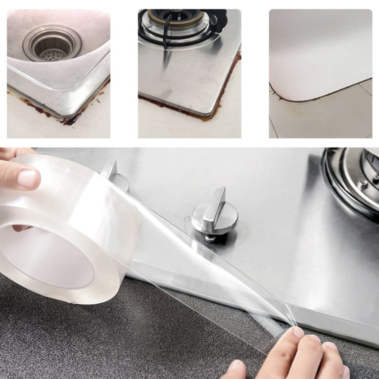 Acrylic Rubber Kitchen and Bathroom Waterproof Moisture-proof Tape Mildew Proof Stickers Size: 2cm x 3m, Thickness: 0.5mm My Store