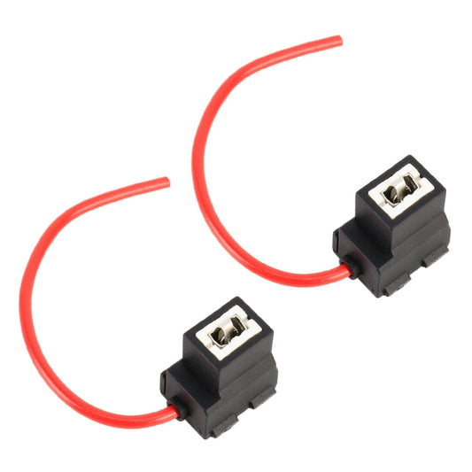 2 PCS Car H1 / H3 Bulb Holder Base Female Socket with Wire-Reluova