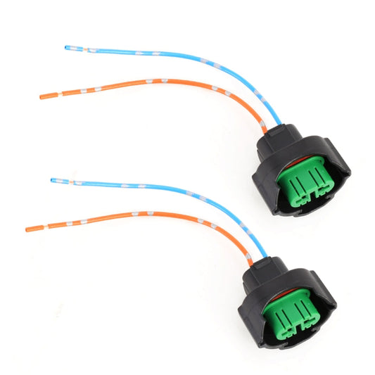 2 PCS Car H8 / H11 Bulb Holder Base Female Socket with Wire-Reluova