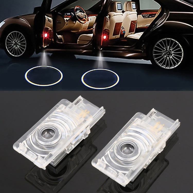 2 PCS DC12V 1.8W Car Door Logo Light Brand Shadow Lights Courtesy Lamp for Cadillac