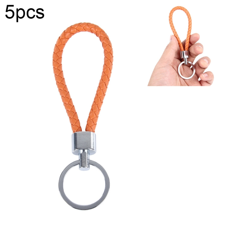 5pcs Car Key Ring Holder With Leather Strip ÎҵÄÉ̵ê