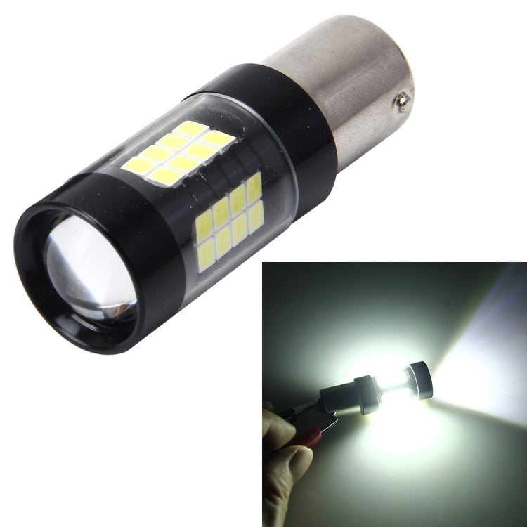 1156/BA15S 7W 420LM 42LEDs DC 12V SMD-3528 Car Tail Bulb Turn Signal Auto Reverse Lamp Daytime Turn Running Light Car Source (White Light)