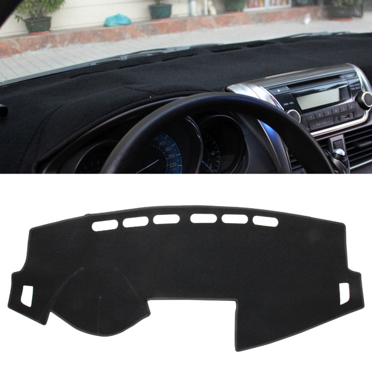 Dark Mat Car Dashboard Cover Car Light Pad Instrument Panel Sunscreen for 2014 Vios (Please note the model and year)