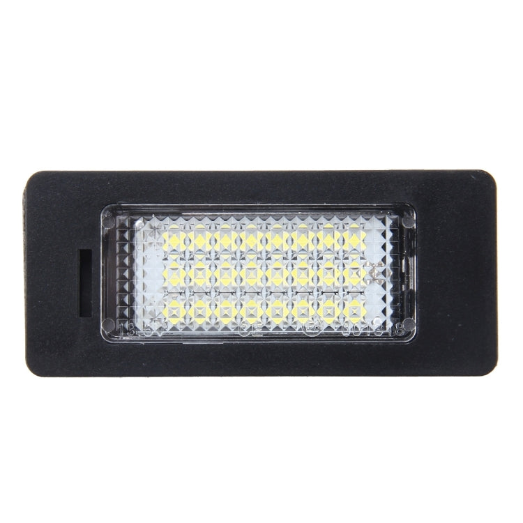 2 PCS 2W 120 LM Car License Plate Light with 24 SMD-3528 Lamps for Audi,Volkswagen, DC 12V-Reluova