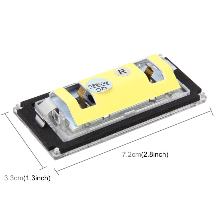 2 PCS License Plate Light with 18  SMD-3528 Lamps for BMW E46 2D M3,2004-2006,2W 120LM,6000K, DC12V (White Light)-Reluova