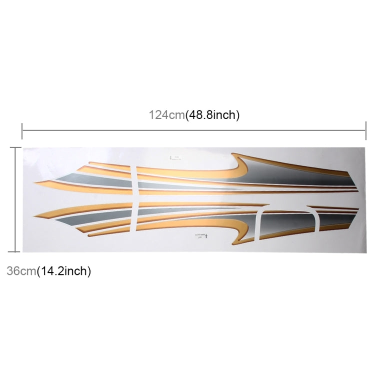 5 PCS SUV Body Decorative Strip Brand Car Streamline Shining Sticker for Toyota Prado4000 2011 Version ÎҵÄÉ̵ê