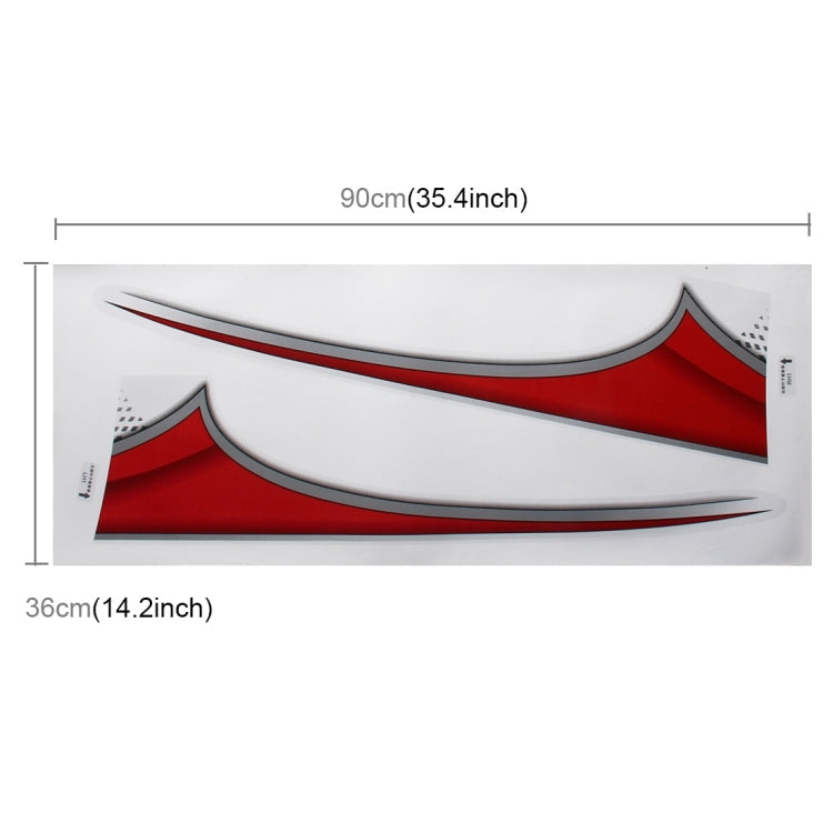 4 PCS SUV Body Decorative Strip Brand Car Streamline Shining Sticker for Toyota Prado 2015 Version ÎҵÄÉ̵ê