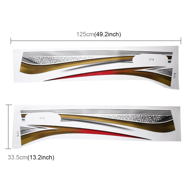 4 PCS SUV Body Decorative Strip Brand Car Streamline Shining Sticker for Toyota Prado 2016 Version ÎҵÄÉ̵ê