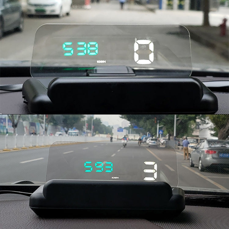 With Adjustable Reflection Board, Speed & RPM & Water Temperature & Oil Consumption & Driving Distance / Time & Voltage Display, Over Speed Alarm, Connect OBD2 Interface ÎҵÄÉ̵ê