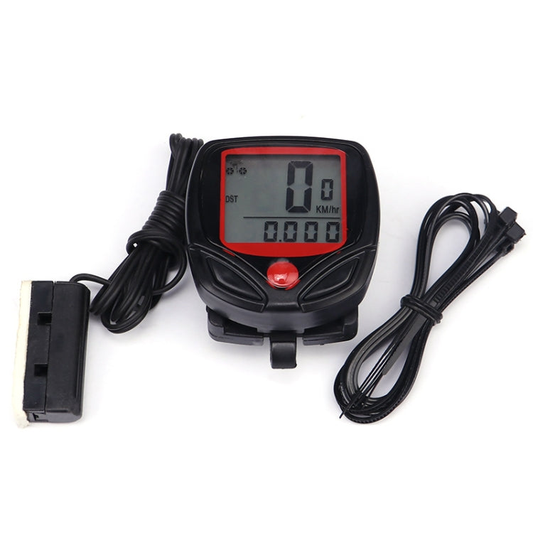 English Waterproof 14 Function Cycle Computer LCD Odometer Speedometer