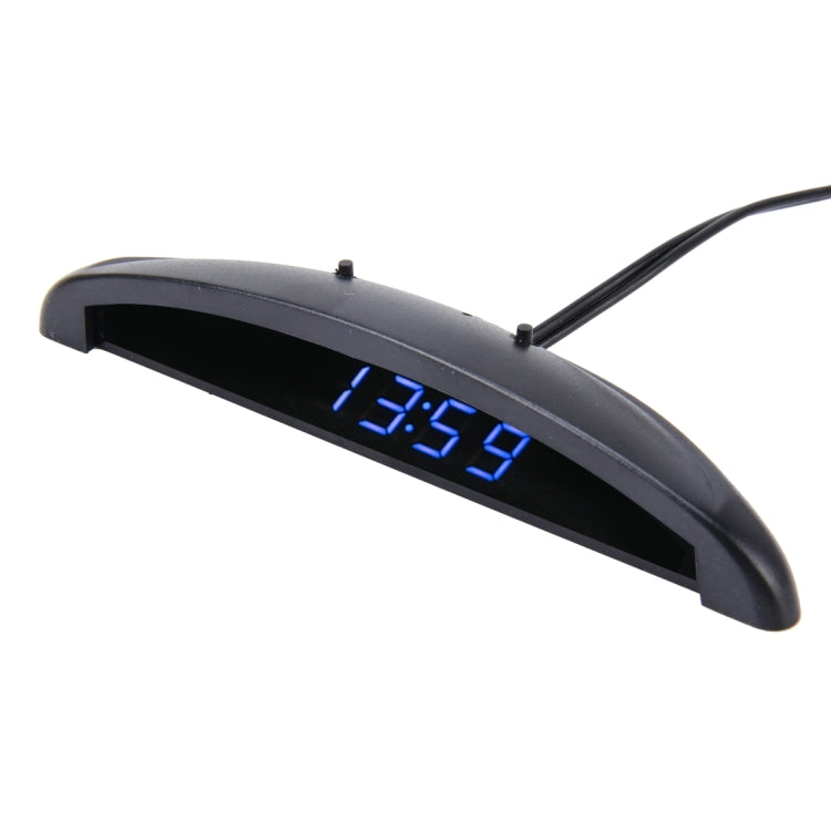 2 in 1 Car LED Digital Display Thermometer Clock-Reluova