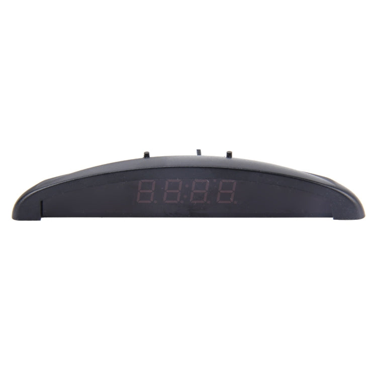 2 in 1 Car LED Digital Display Thermometer Clock