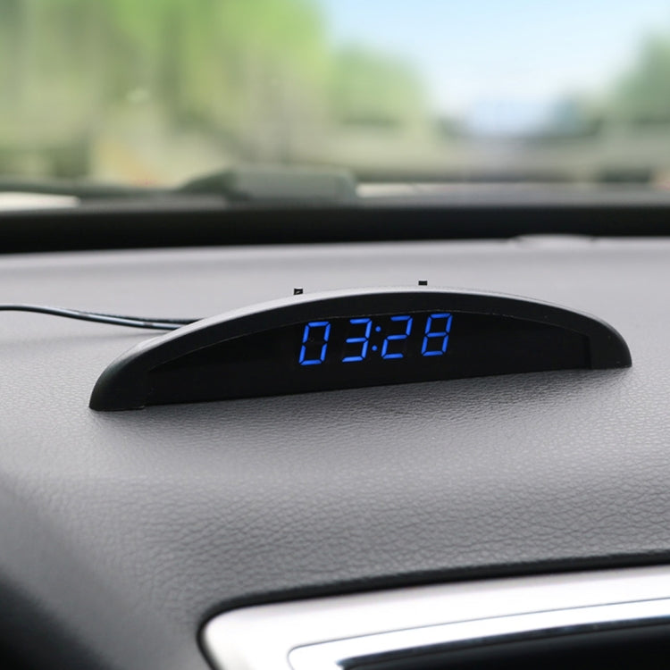 2 in 1 Car LED Digital Display Thermometer Clock-Reluova