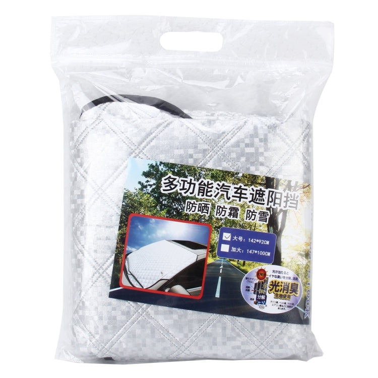 Car Auto Aluminum Film Sunshine Frost Snow Protect Windshield Cover, Size:142¡Á92cm