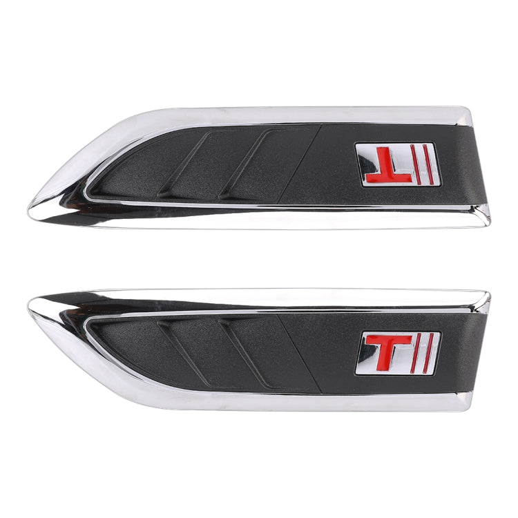 2 PCS Car Side Air Intake Flow Vent Fender Decorative Stickers Cover-Reluova