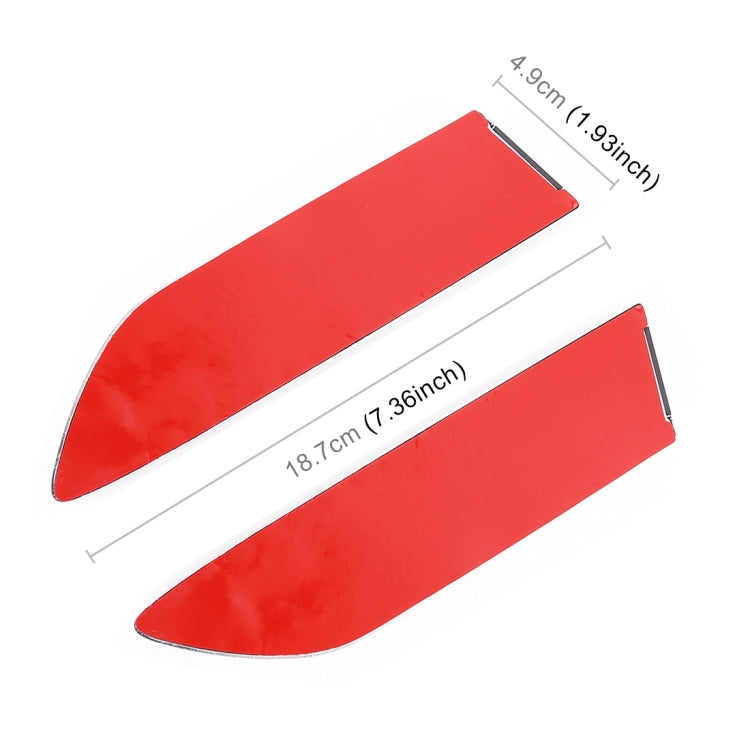 2 PCS Car Side Air Intake Flow Vent Fender Decorative Stickers Cover-Reluova