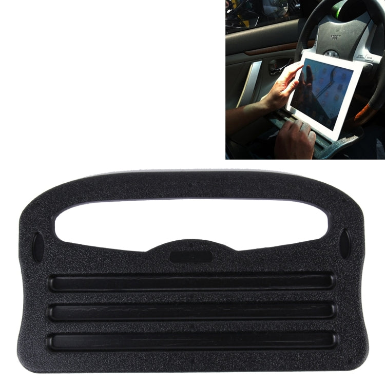 Vehicle Portable Desk Steering Wheel Multi-use Tray Stand Car Food Eating Table iPad Holder