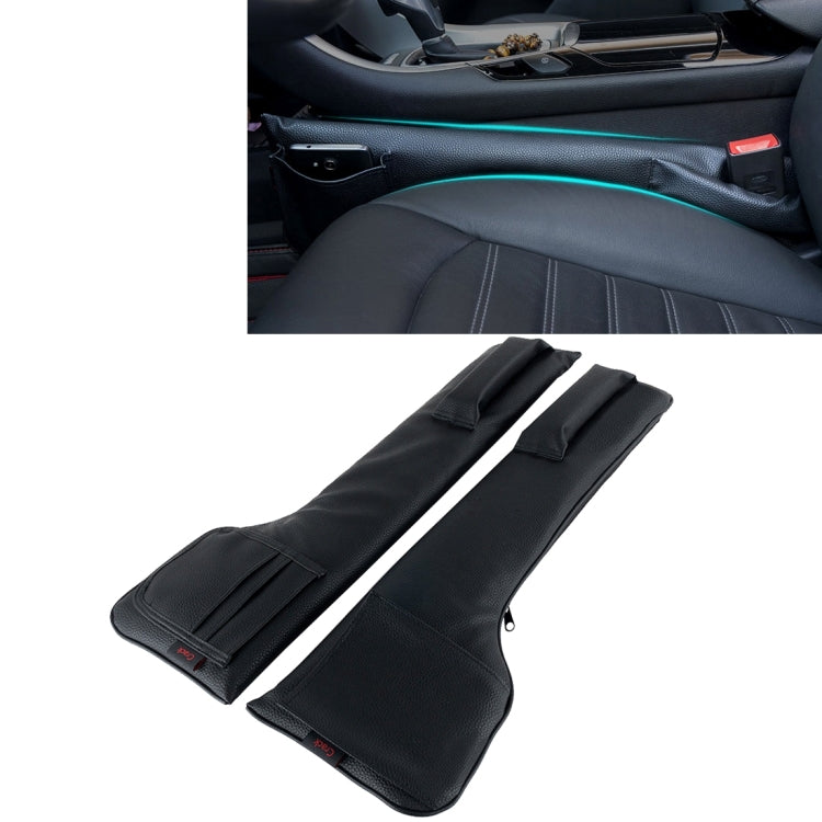 A Pair Universal Car Seat Catcher Gap Console Filler Seat Side Pocket Organizer Catcher Leak-Proof Seat Crevice Storage Bags ÎҵÄÉ̵ê