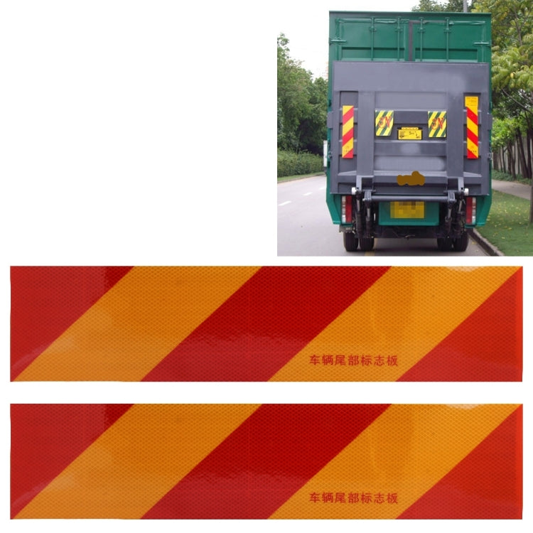 2 PCS Car Auto 56cm ¡Á 13cm Rear Warning Sign Sticker For Truck and Van