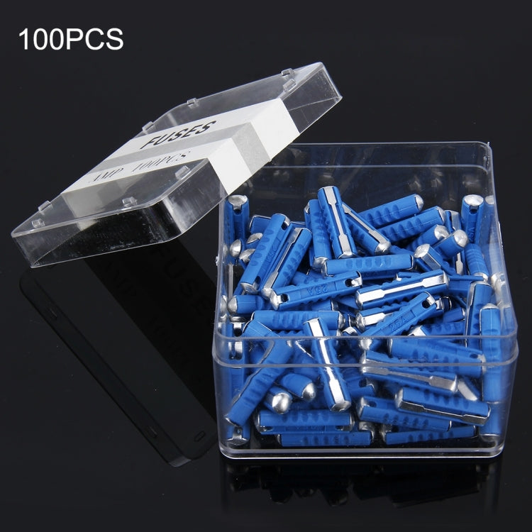 100 PCS Car Auto Fuse European Automotive Fuse (30A Green)