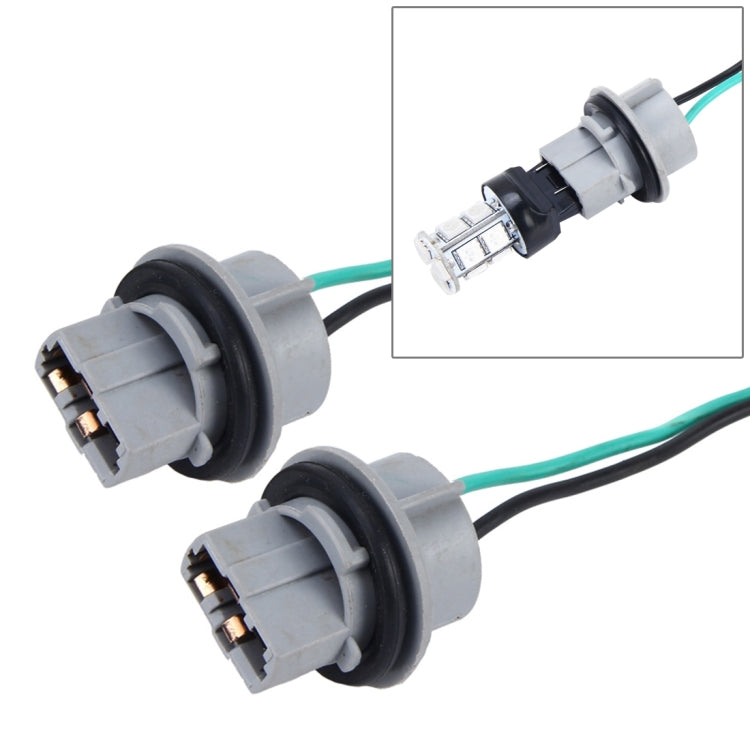 2 PCS Car Auto LED Bulb Socket Holder (No Including Light)