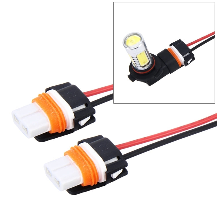 2 PCS Car Auto LED Bulb Socket Holder (No Including Light)