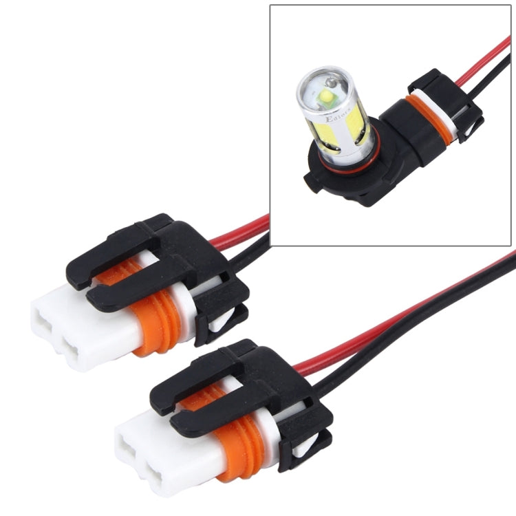 2 PCS Car Auto LED Bulb Socket Holder (No Including Light)