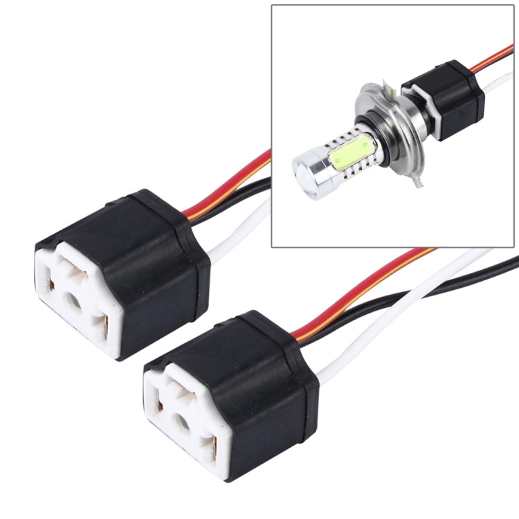 2 PCS Car Auto LED Bulb Socket Holder (No Including Light)