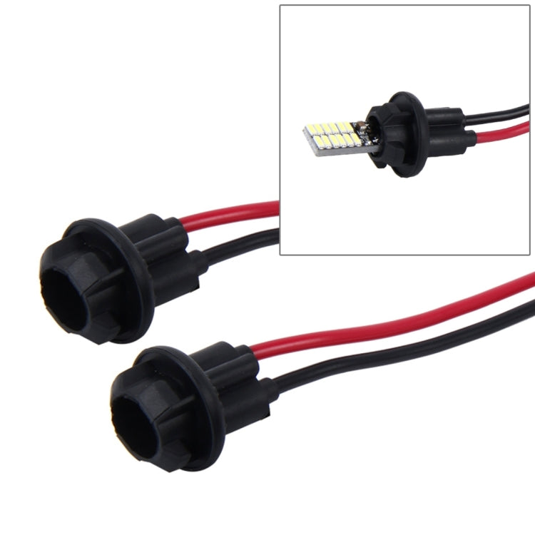 2 PCS Car Auto LED Bulb Socket Holder (No Including Light)-Reluova