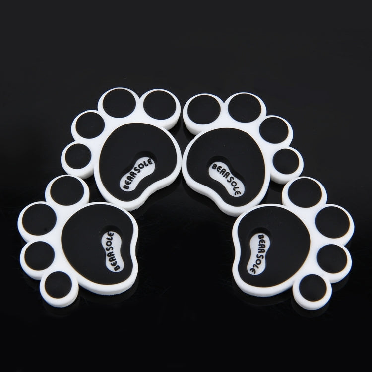 4 PCS Dog Footprint Shape Cartoon Style PVC Car Auto Protection Anti-scratch Door Guard Decorative Sticker ÎҵÄÉ̵ê