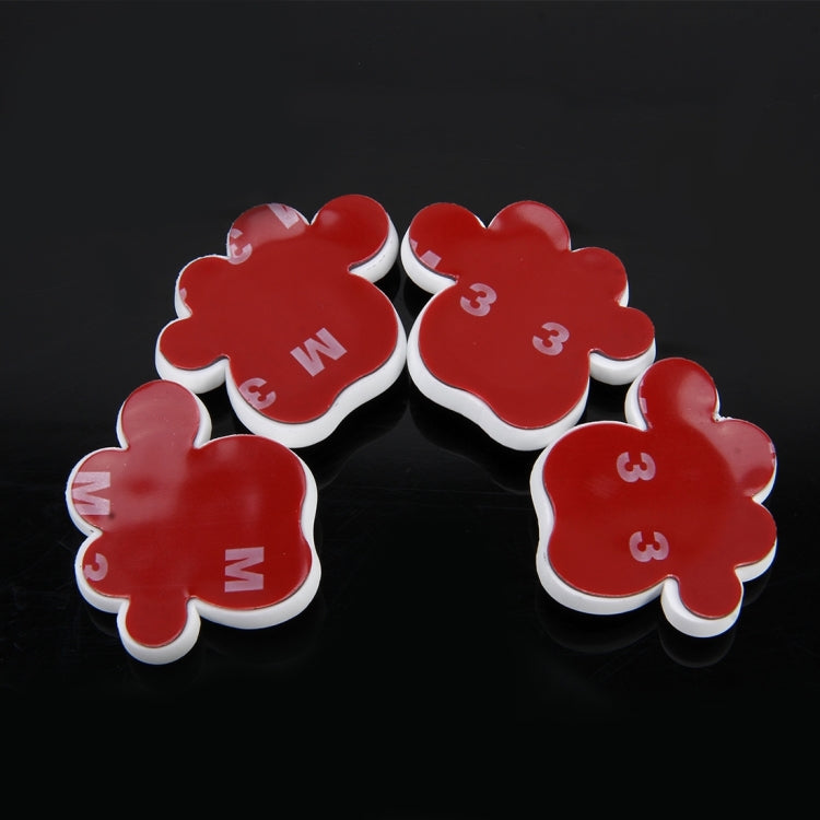 4 PCS Dog Footprint Shape Cartoon Style PVC Car Auto Protection Anti-scratch Door Guard Decorative Sticker ÎҵÄÉ̵ê