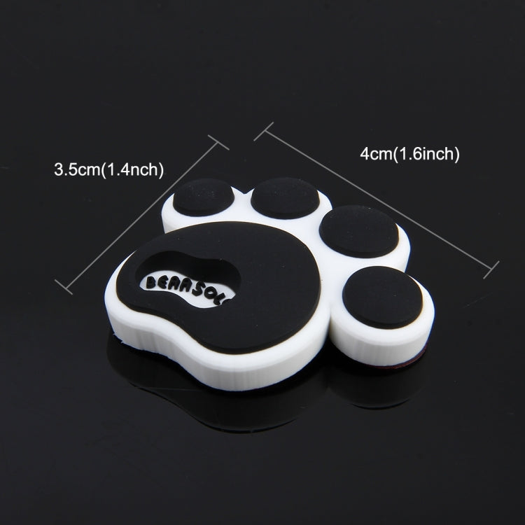 4 PCS Dog Footprint Shape Cartoon Style PVC Car Auto Protection Anti-scratch Door Guard Decorative Sticker ÎҵÄÉ̵ê