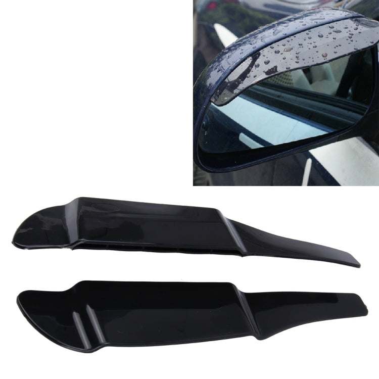 2 PCS Car Auto Universal Rubber Reversing Rearview Mirror Rain Baffle Plate-Reluova