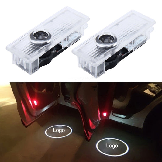 2 PCS LED Car Door Welcome Logo Car Brand 3D Shadow Light for 2011-2014 Version BMW Mini