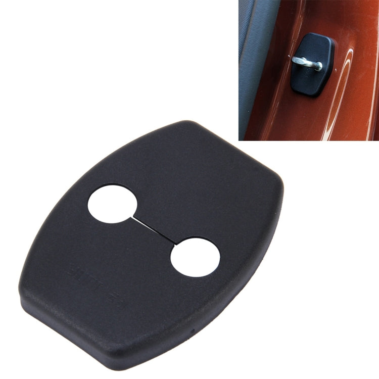 4 PCS Car Door Lock Buckle Decorated Rust Guard Protection Cover for Toyota RAV4 Corolla Reiz VIOS Camry Highlander Yaris Prado Prius Crown