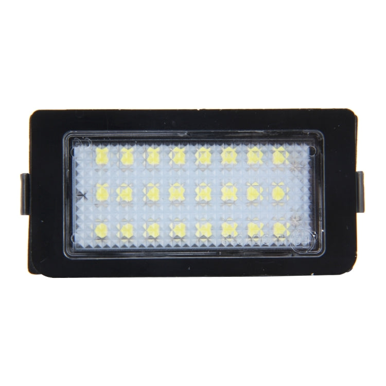 2 PCS Canbus License Plate Light with 24 SMD-3528 Lamps for BMW E38-Reluova