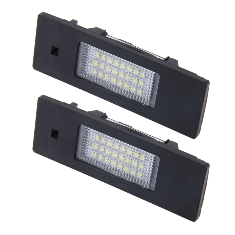 2 PCS License Plate Light with 24 SMD-3528 Lamps for BMW E87-Reluova