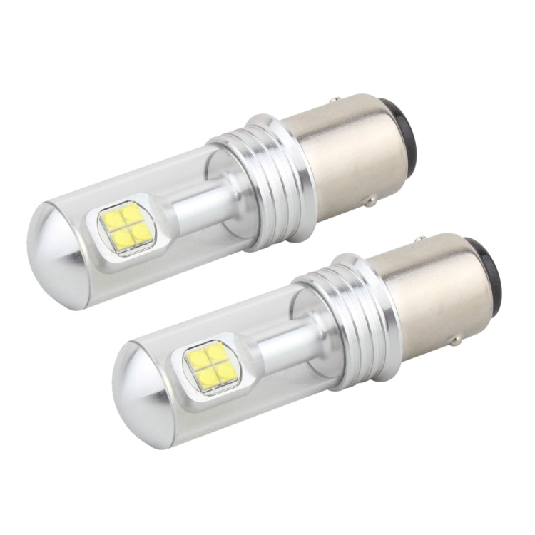 2 PCS  1157/BAY15D 40W 800 LM 6000K Car Turn Light Backup Light Brake Light with 8 CREE Lamps, DC 12V-Reluova