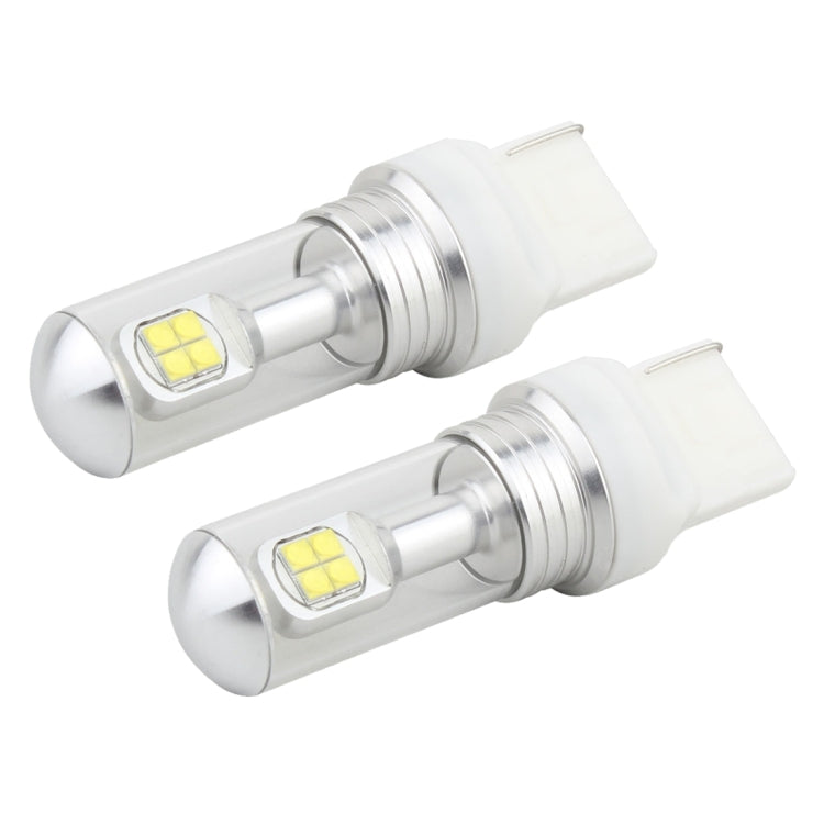 2 PCS 7440 40W 800 LM 6000K Car Turn Light Backup Light Brake Light with 8 CREE Lamps, DC 12V-Reluova