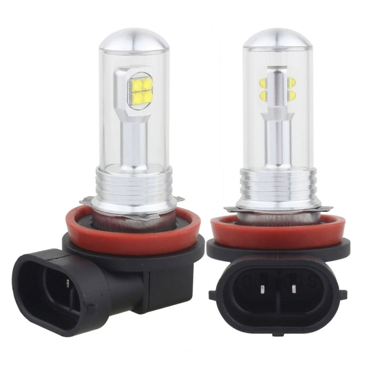 2 PCS  H8/H11 40W 800 LM 6000K 8 CREE LEDs Car Fog Lights, DC 12V