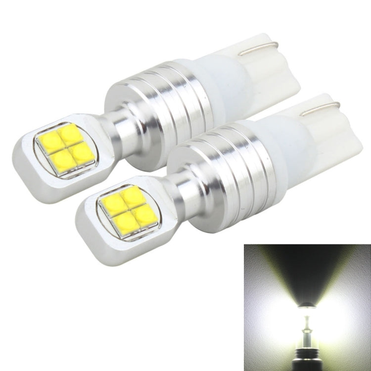 2 PCS  T10/W5W 40W 800 LM 6000K Car Clearance Light Reading Light License Light with 8 Lamp, DC 12V-Reluova