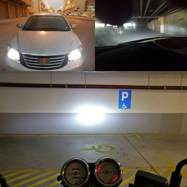 2 PCS  H13 18W 1800 LM 6000K IP68 Canbus Constant Current Car LED Headlight with 2 COB Lamps, DC 9-36V