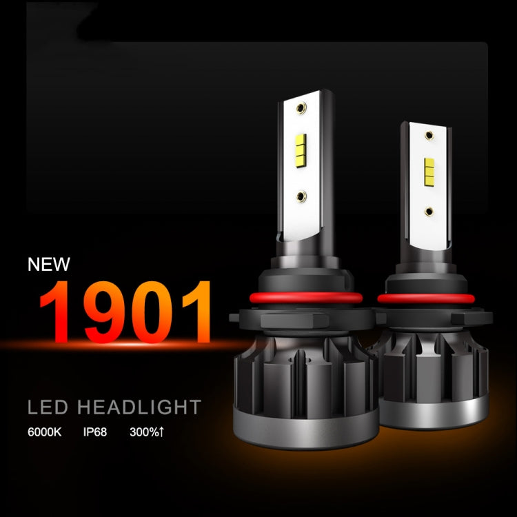 2 PCS 1901 9006 / HB4 DC9-36V 14W 6000K 1400LM IP68 Car LED Headlight Lamps-Reluova