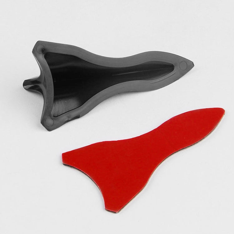 10 PCS Universal Car Black Shark Fin Diffuser Vortex Generator Roof Spoiler - Reluova 