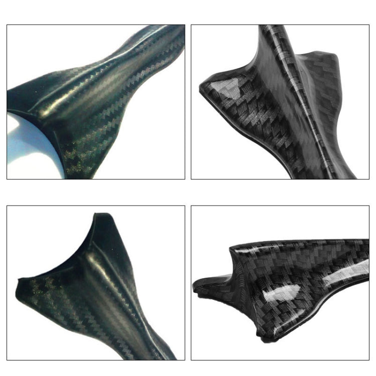 10 PCS Universal Car Black Shark Fin Diffuser Vortex Generator Roof Spoiler - Reluova 