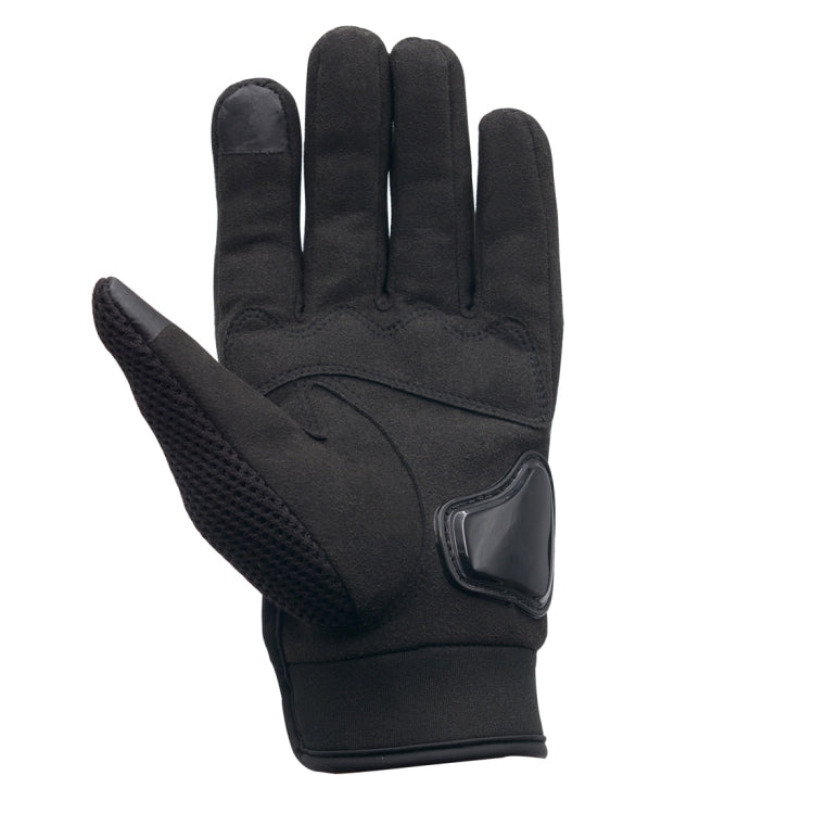 WUPP Motorcycle Gloves Touch Screen Waterproof Breathable Wearable Anti-skid Resistance Summer Winter Full-Finger Protective Gloves, Size: XL Reluova