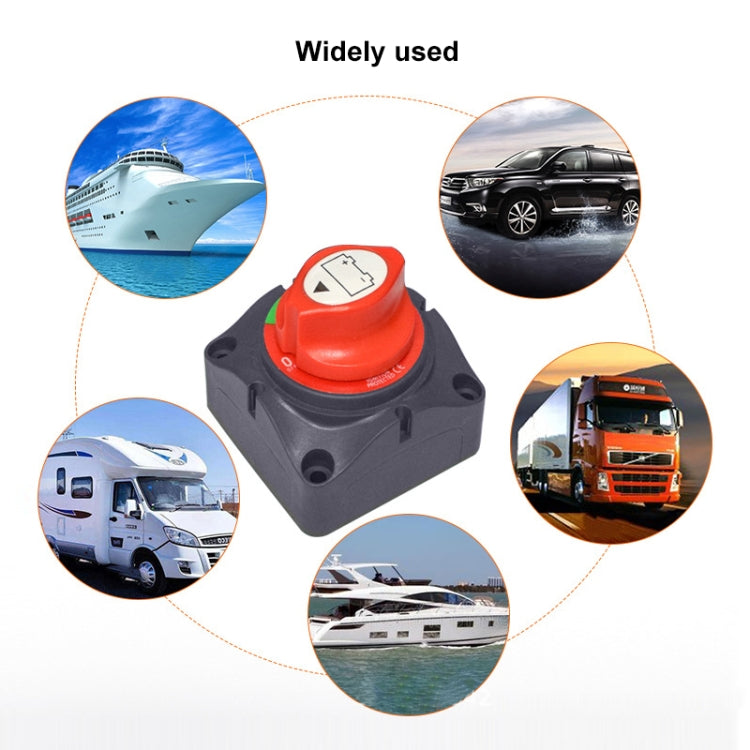 Car Auto RV Marine Boat Battery Selector Isolator Disconnect Rotary Switch Cut